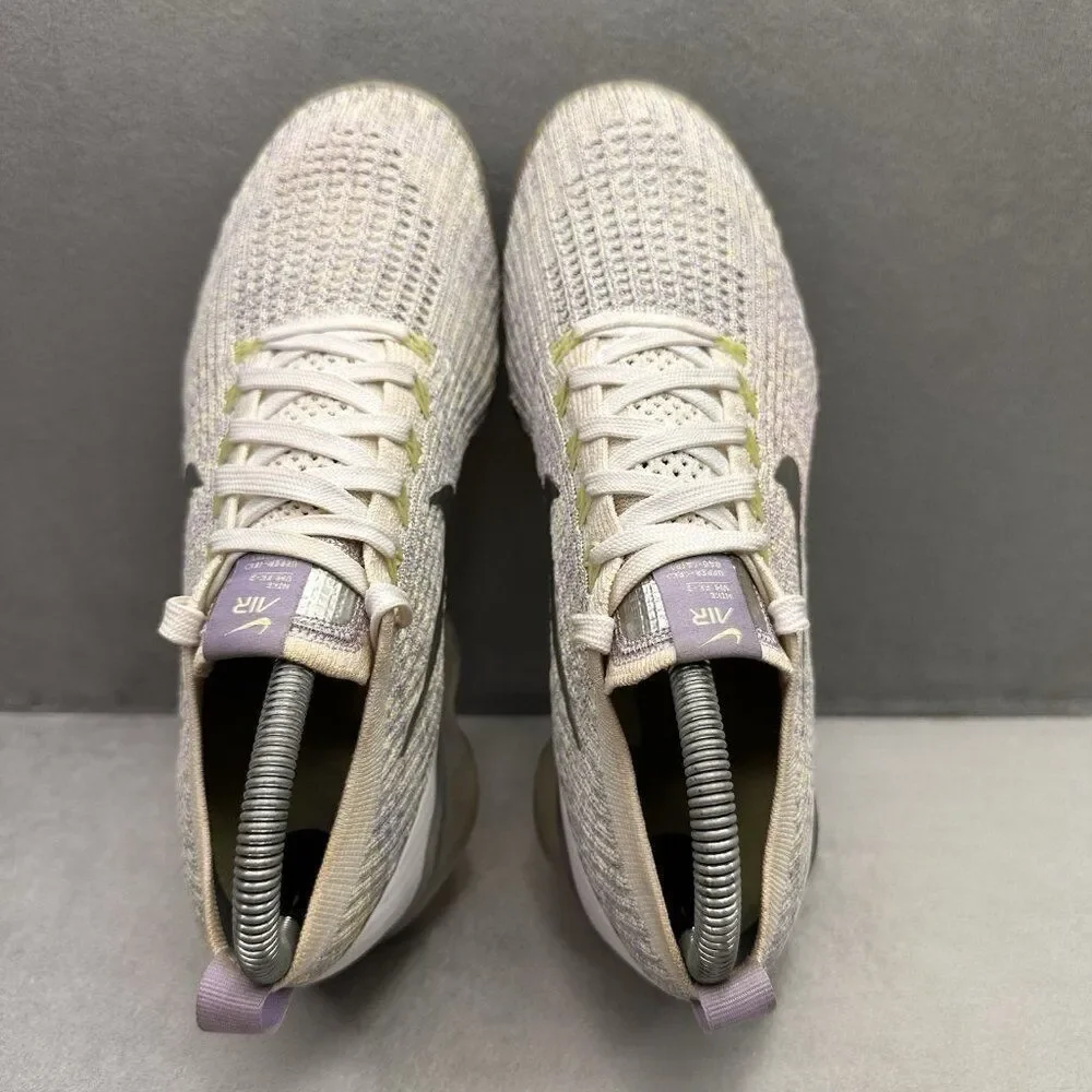 Womens Size 8 Nike Air VaporMax Flyknit 3 Shoes True White Running‎ Sneakers